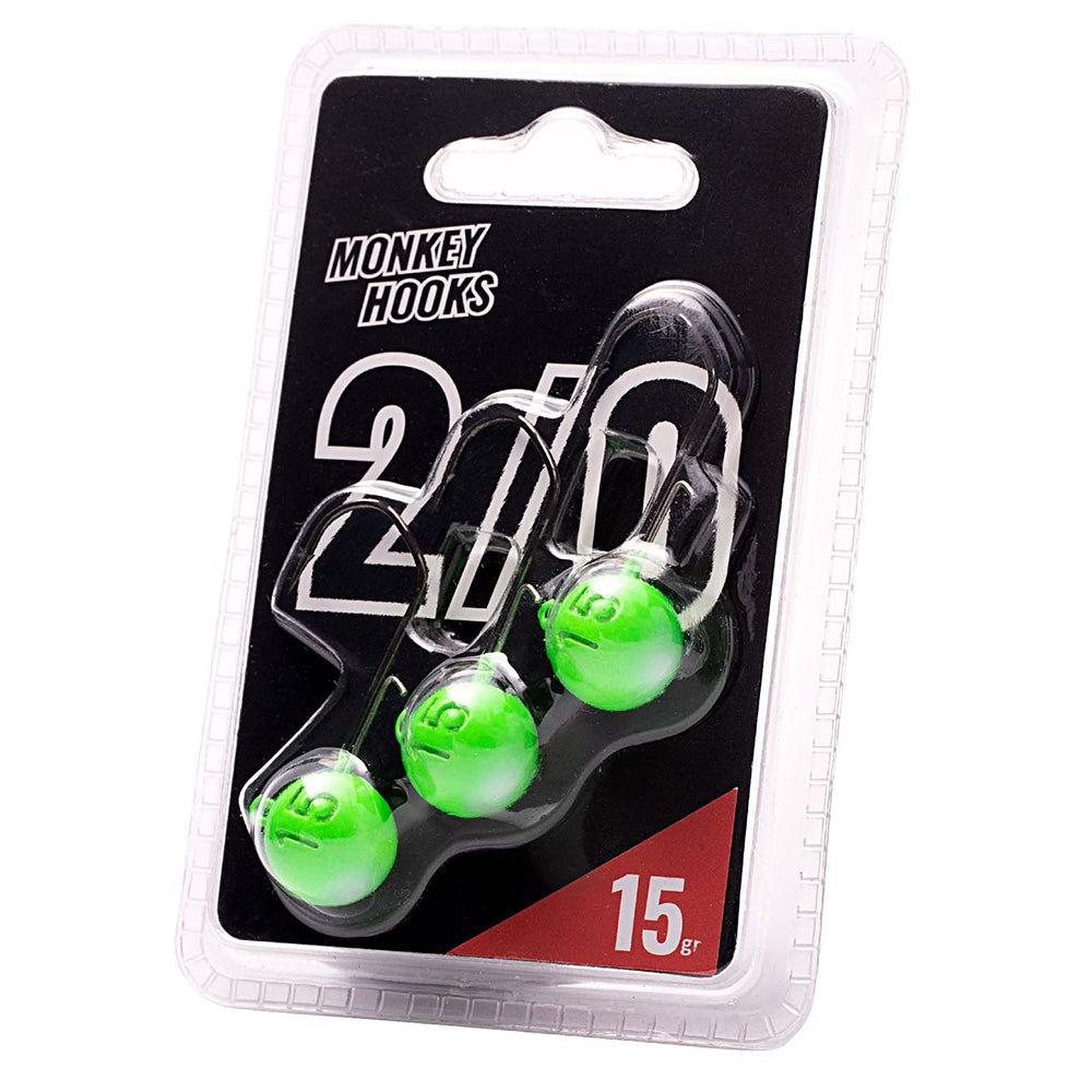 Monkey Lures Monkey Hooks 2/0 10,0 g Black Pink