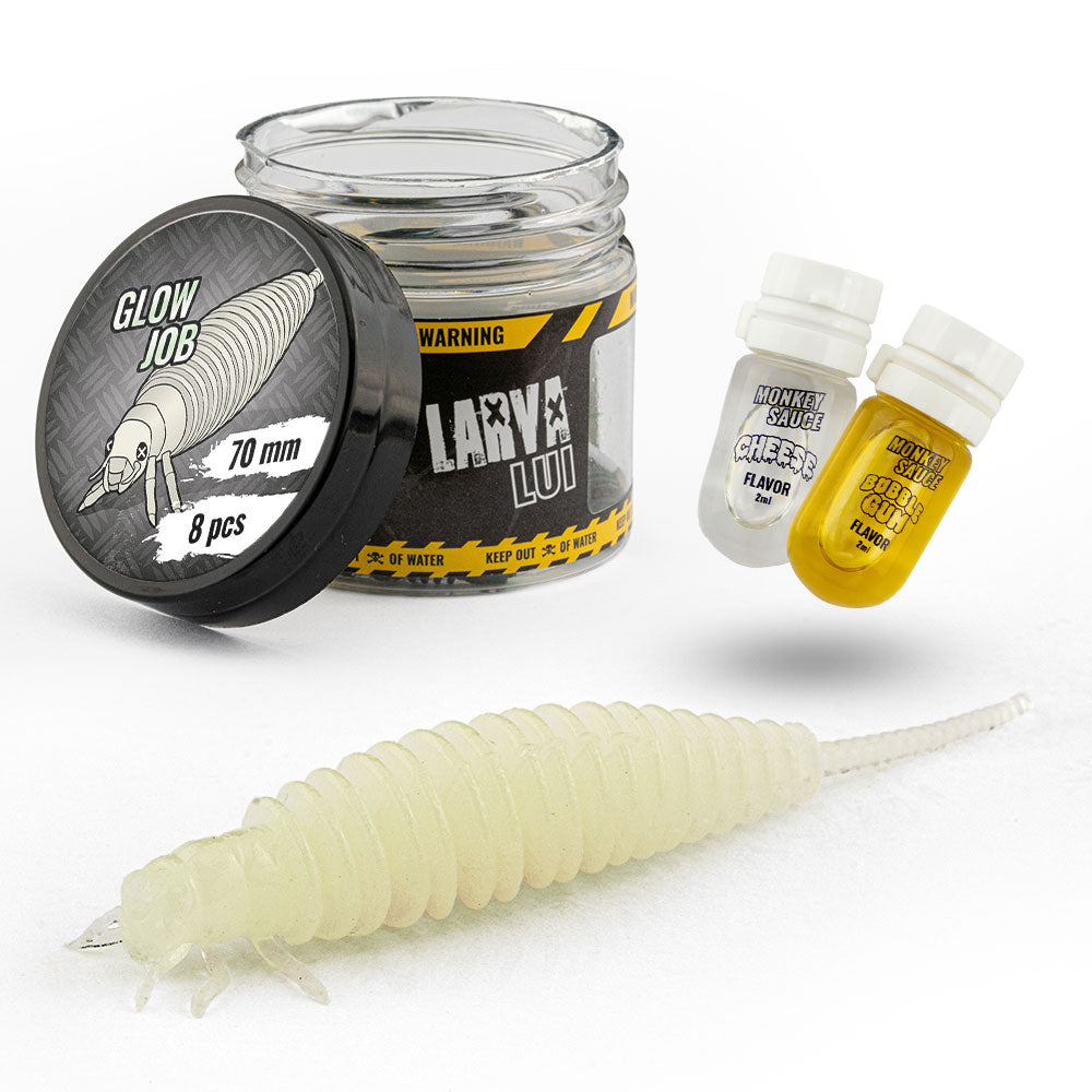 Monkey Lures Larva Lui Trout sur brochetperche.fr