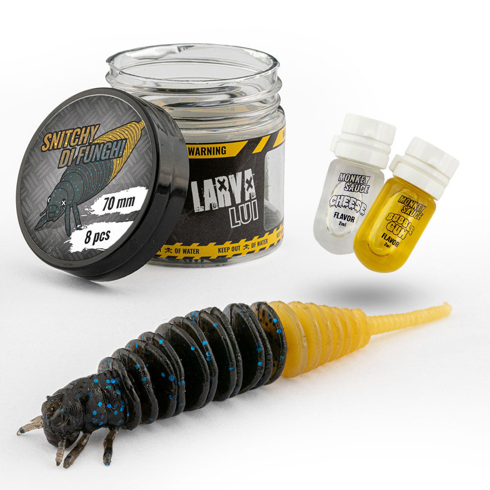 Monkey Lures Larva Lui Trout sur brochetperche.fr