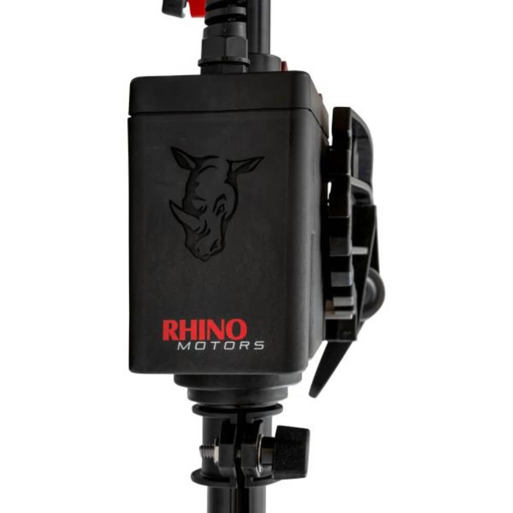 Rhino Motors CR30VF Elektro-Außenbordmotor Halterung Front mit Logo