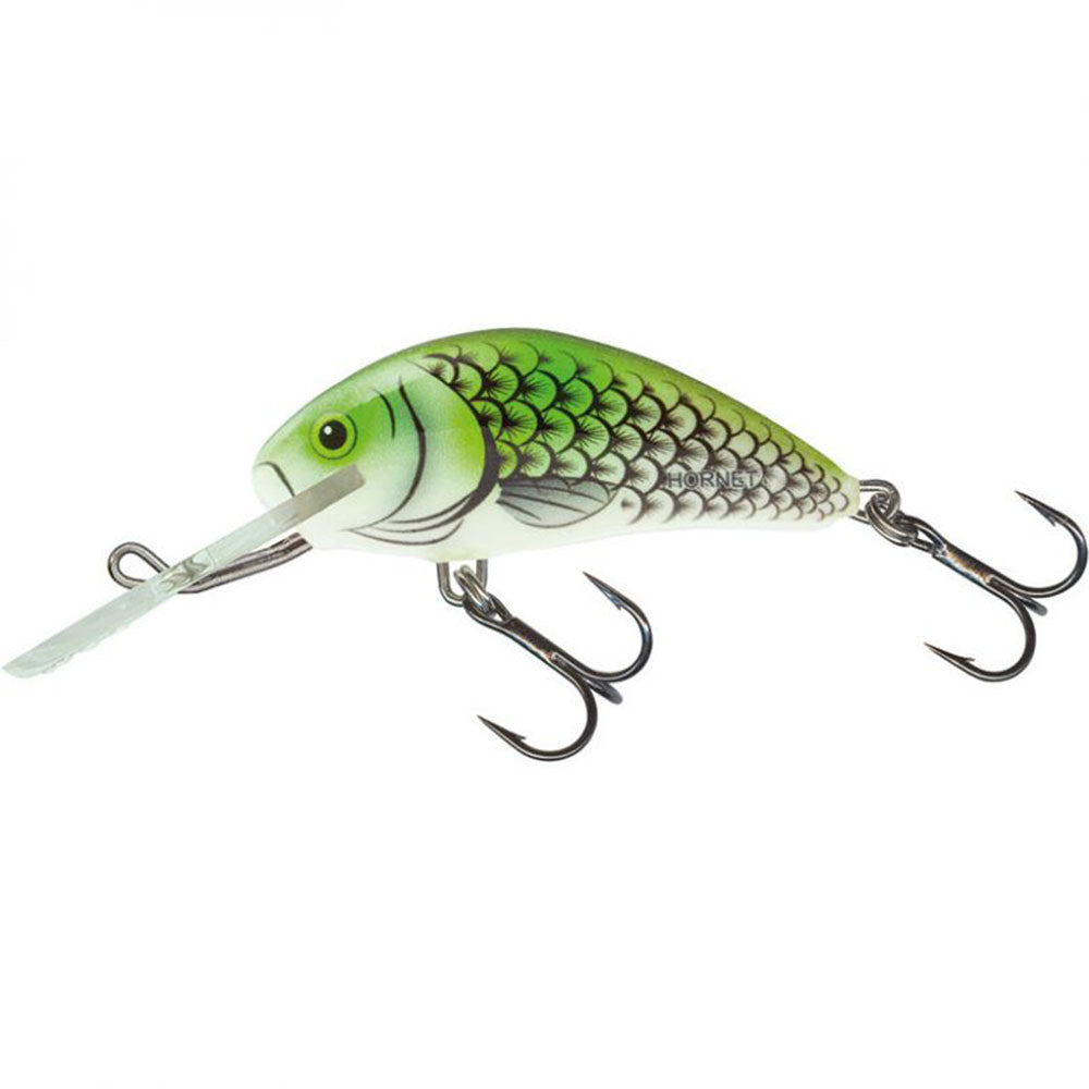 Salmo Hornet 3,5 cm Floating Olive Hot Spot