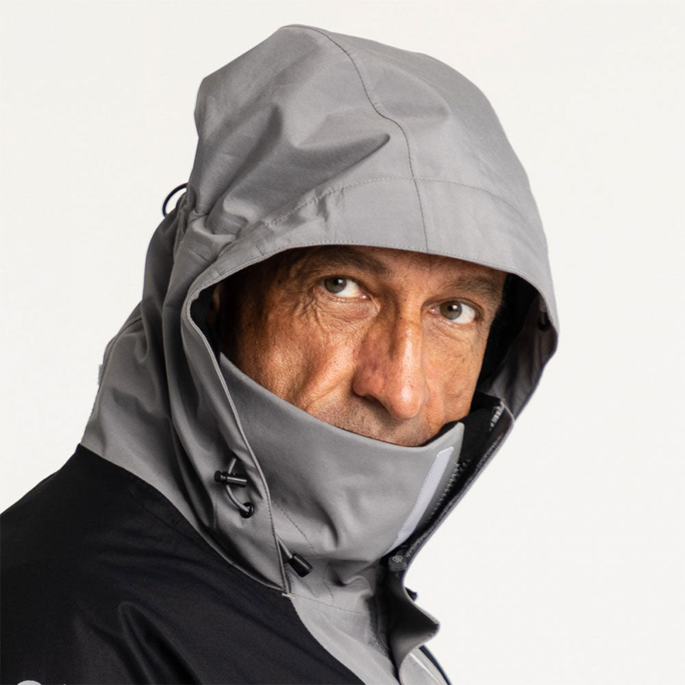 adventer fishing Membranjacke Steel Black M