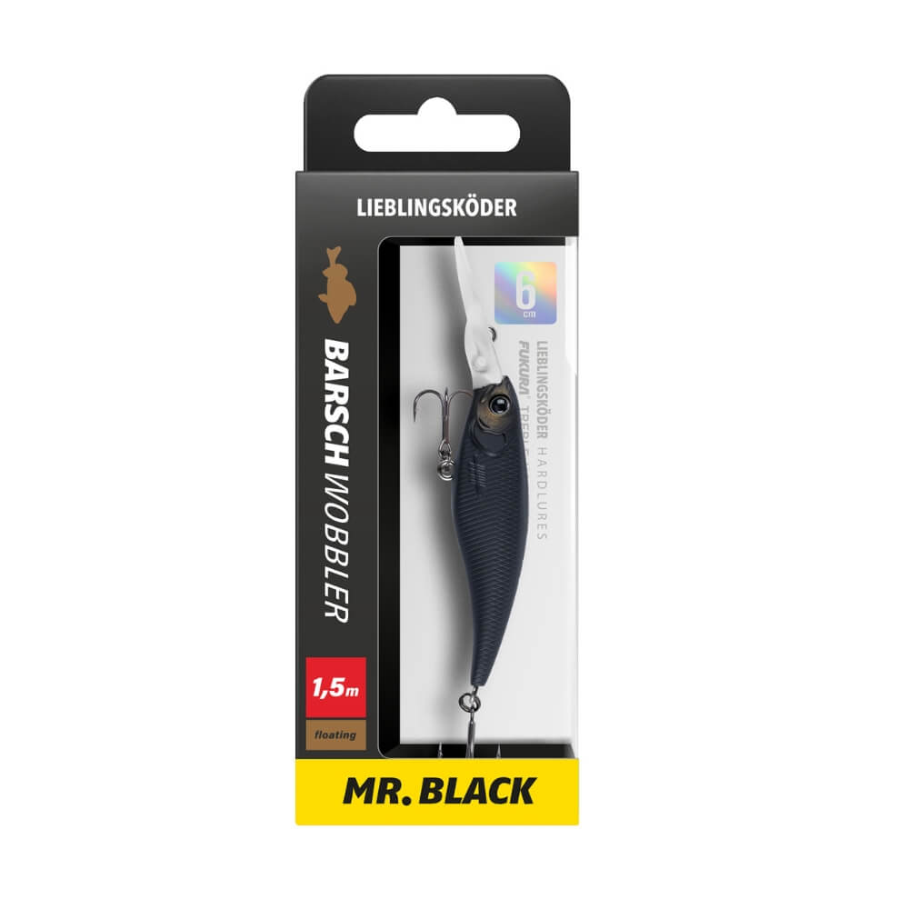 Lieblingsköder Barschwobbler Mr. Black