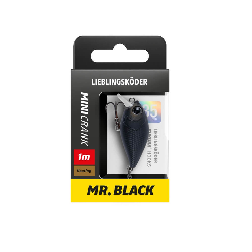 Lieblingsköder Mini Crank F1 Mr. Black