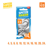 Avis de Oliver T sur le produit Spitze Haken 4/0 4 g