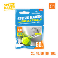 Avis de Thorsten sur le produit Spitze Haken 4/0 NEO | Dorschangeln 80 g