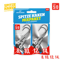 Avis de Sergej sur le produit Spitze Haken Mixpaket 5/0 (8 g / 10 g / 12 g / 14 g)