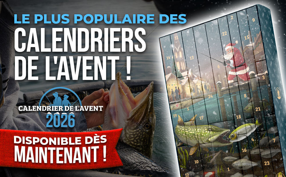meilleur calendrier de pêche, meilleur rapport qualité prix, que des coloris exclusifs