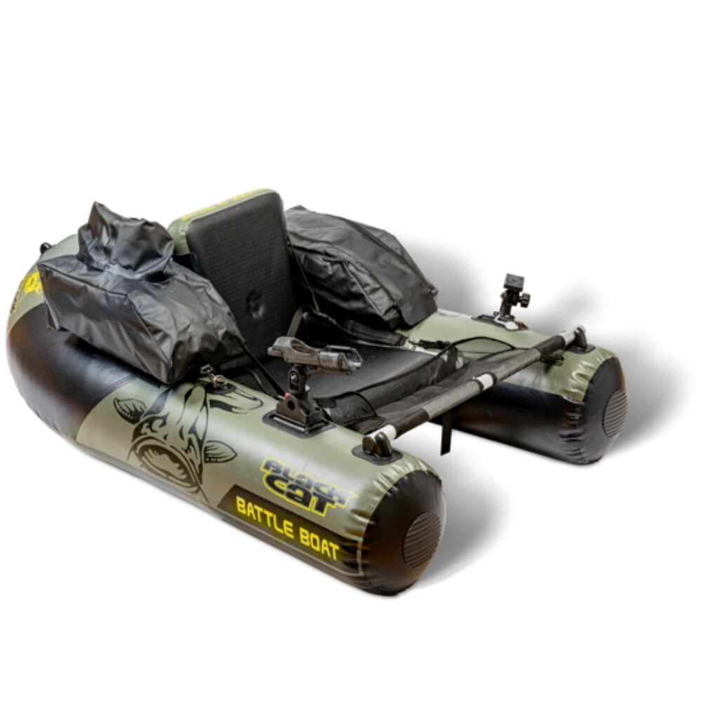 Black Cat Battle Boat Belly Boot