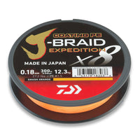 Avis de Bartosz sur le produit J-Braid Expedition X8 / 150 m Smash Orange / 0.13 mm / 8.4 kg