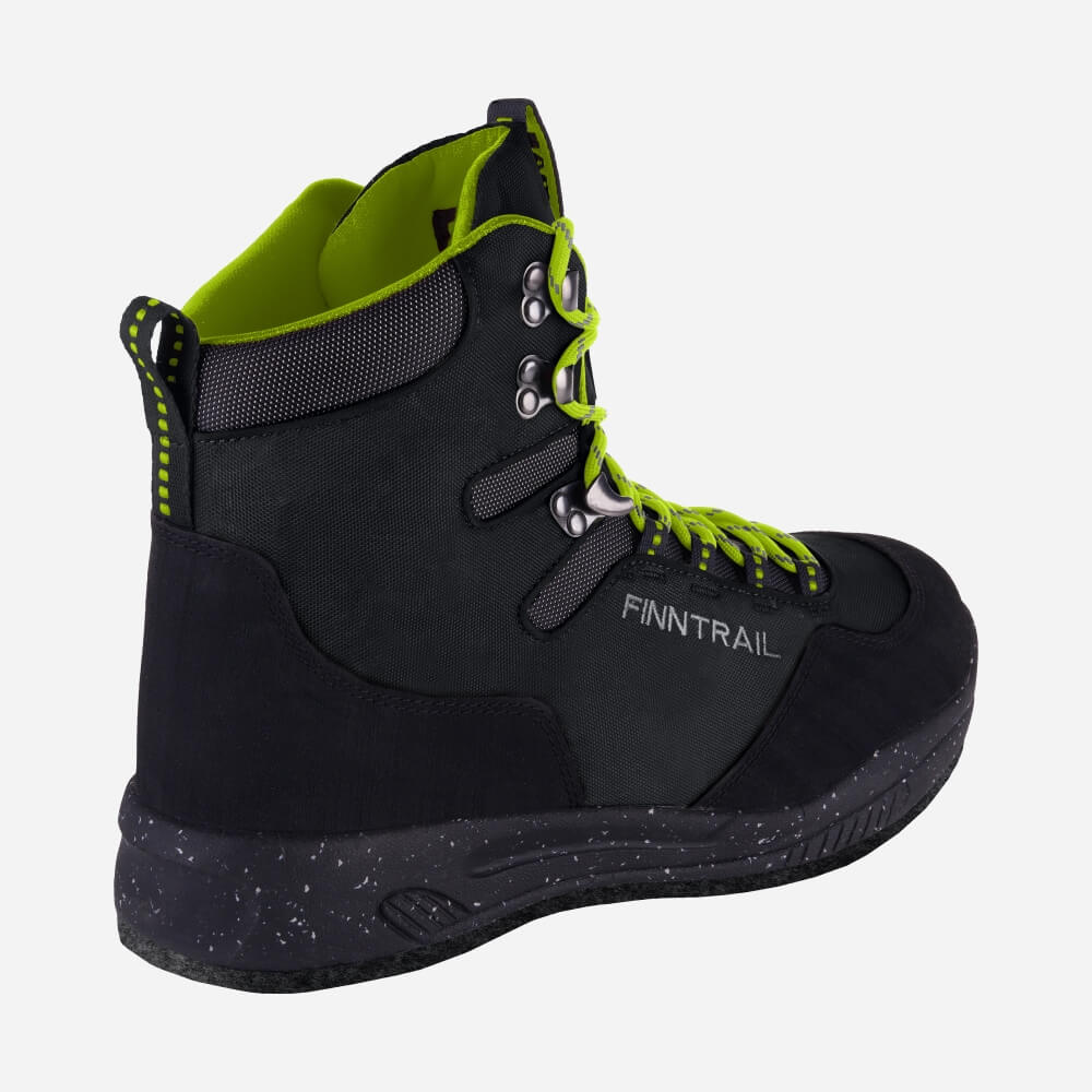 Finntrail Sportsman Wading Boots (Felt Sole) Graphite Gr. 41–47 von hinten