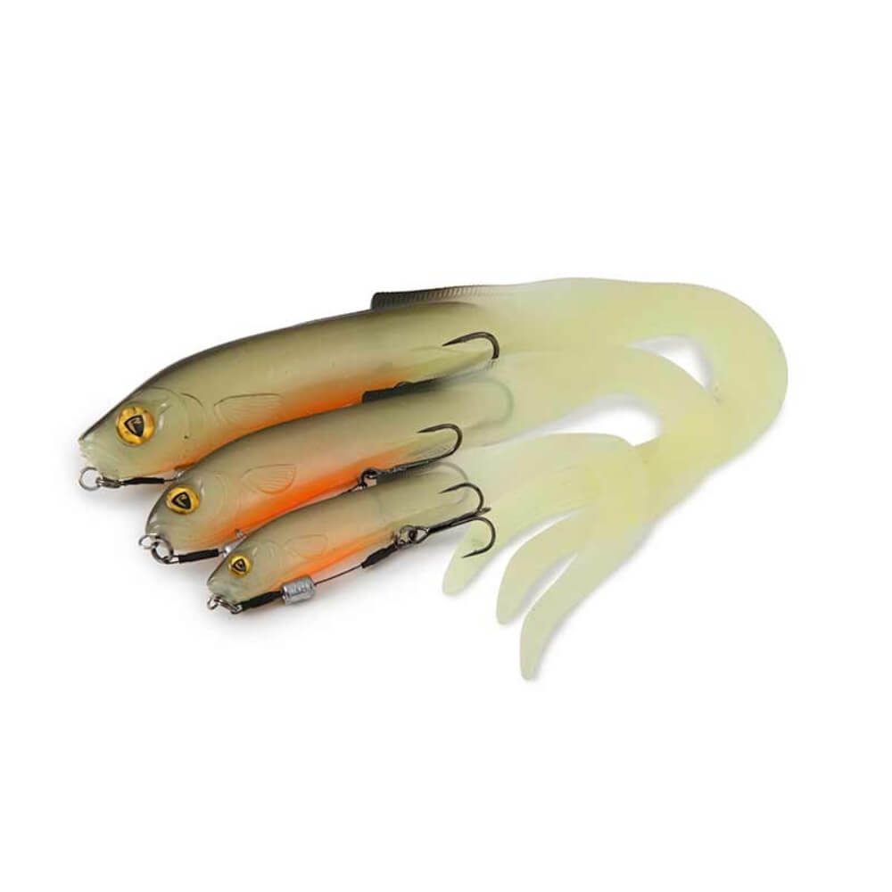Fox Rage Slick Eel Loaded 21 cm / 25 cm / 28 cm Größenbeispiel