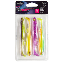Avis de El-Charif sur le produit Slick Shad UV Mixed Colour Pack 11 cm / Mix 2