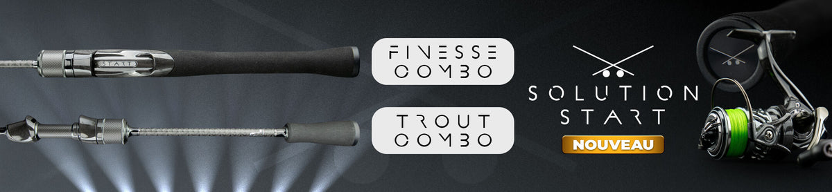 Les nouveaux kits Solution Start Combos - Finesse et Trout - sont maintenant disponibles dans notre boutique.