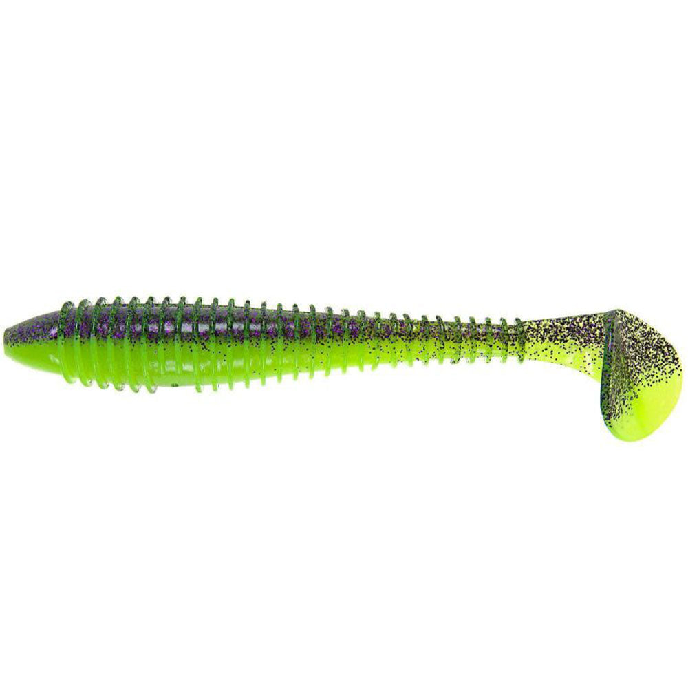 Keitech FAT Swing Impact 6,8 17,5 cm Purple Chartreuse BA Edition