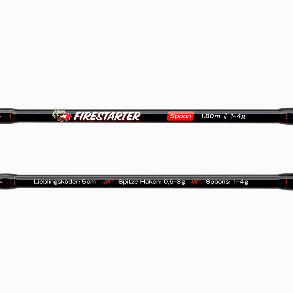 Lieblingsköder Firestarter Spoon / 1,80 m / 1-4 g sur brochetperche.fr