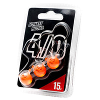 Avis de Anonym sur le produit Monkey Hooks 4/0 7.0 g / Orange - Gelb