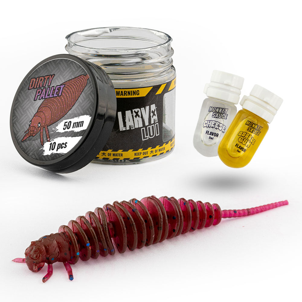 Monkey Lures Larva Lui Trout sur brochetperche.fr