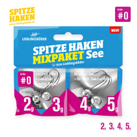 Avis de Ludger sur le produit Spitze Haken Mixpaket #0 See (2 g / 3 g / 4 g / 5 g)