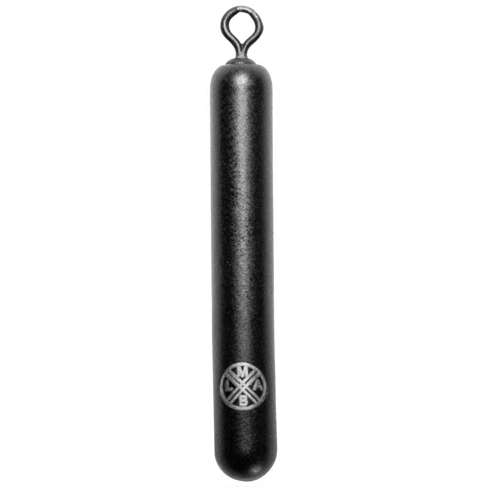 LMAB Tungsten Round Eye Stick Matt Black einzeln
