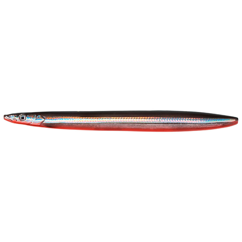 Savage Gear 3D Line Thru Sandeel in Black Red UV und 8,5 cm 11 g, 11 cm 15 g und 12,5 cm 19 g