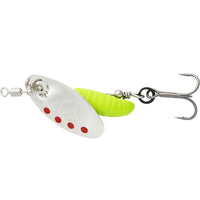 Avis de Falko sur le produit Grub Spinner #2 / 5.8 g / Silver Red Lime