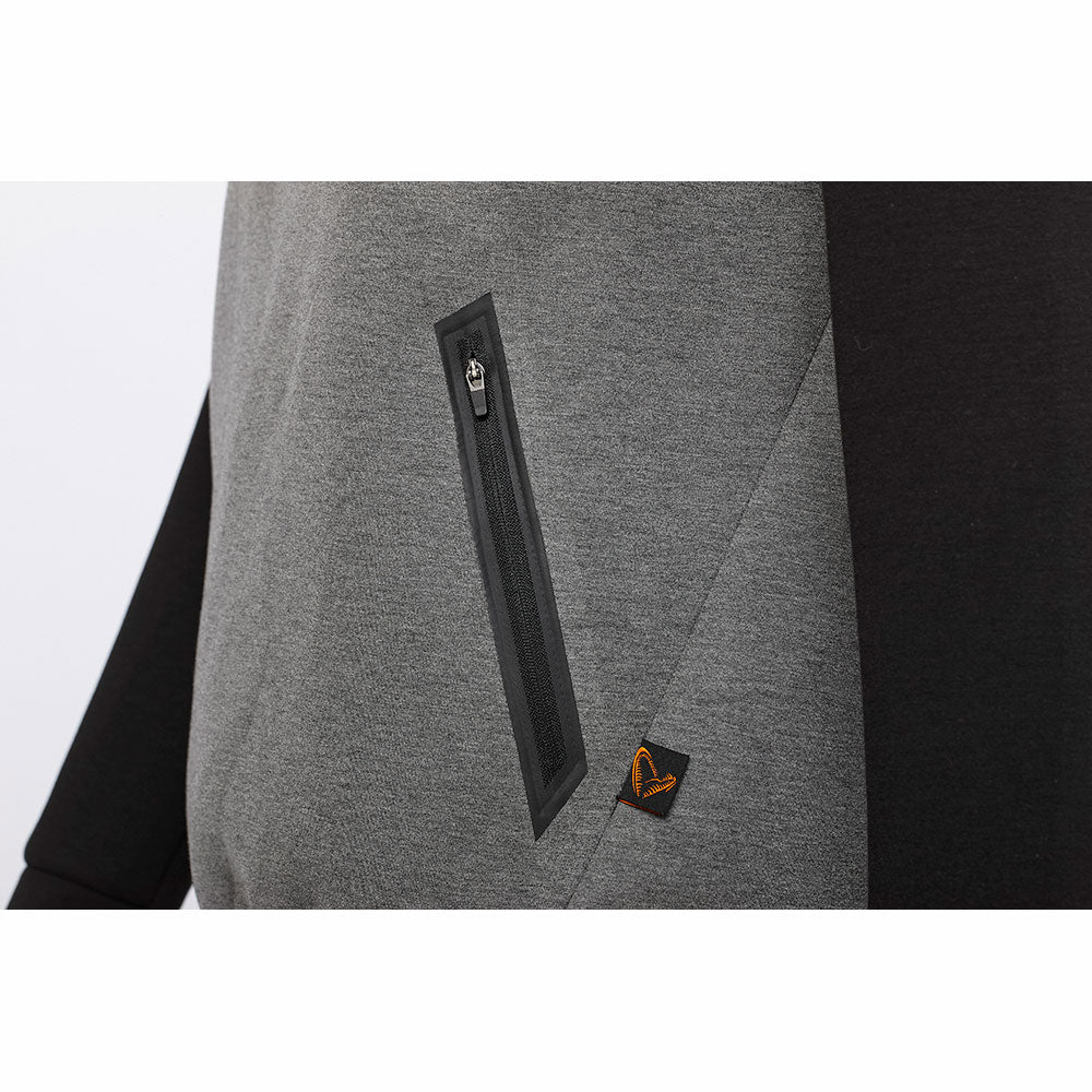 Savage Gear Tec Foam Hoodie Dark Grey Melange XL