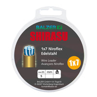 Avis de Simon sur le produit Shirasu 1x7 Stahlvorfach (unbeschichtet) / 5 m 6 kg