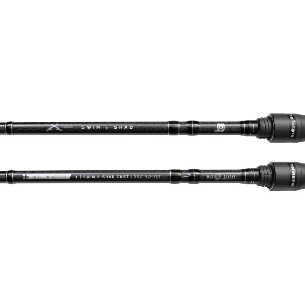 Bullseye X-Series Swim & Shad Cast Logo Detail