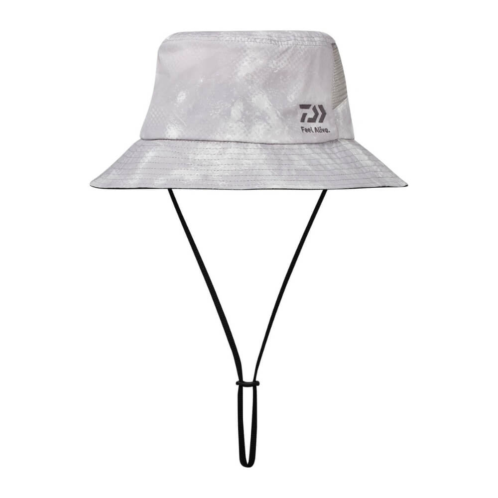 Daiwa Half Mesh Bucket Hat White Haze Camo