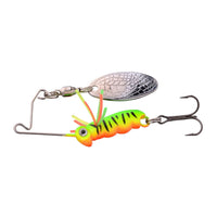 Avis de Axel sur le produit Larva Micro Spinnerbait 4 cm | 7 g | Drillingshaken Firetiger