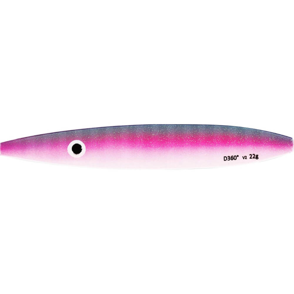 Westin D360° V2 8 cm / 9,5 cm / 10 cm UV Striped Pink
