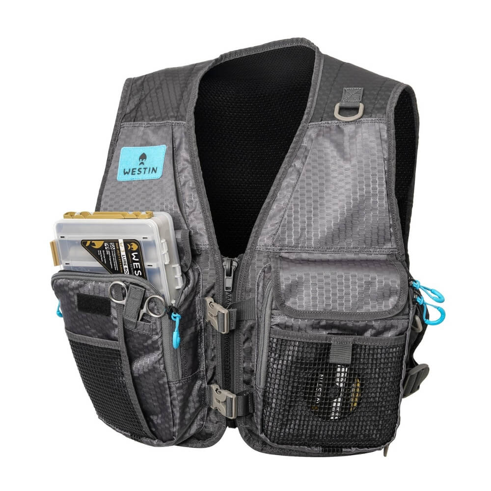 Westin W4 HD Fishing Vest 2 Boxes sur brochetperche.fr