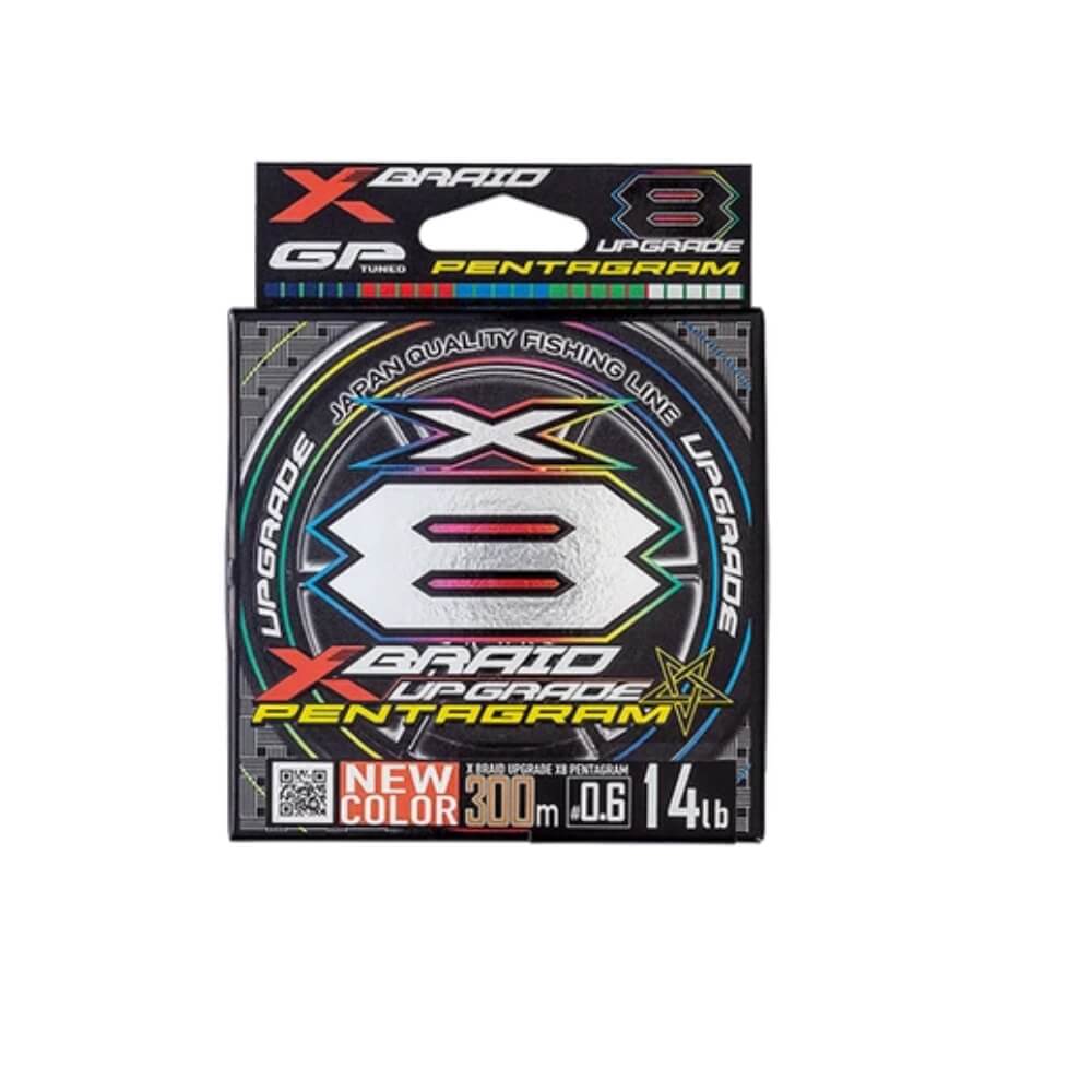 YGK Upgrade X8 Pentagram Multicolor / 150 m sur brochetperche.fr